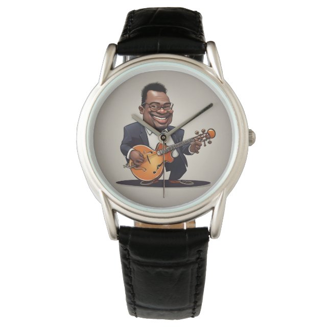 jazz musiker armbandsur (Framsida)