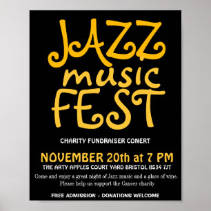 Jazz musikfest poster