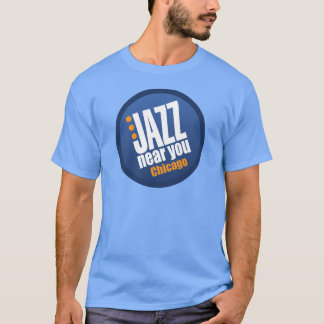Jazz nära dig Chicago manar skjorta för kortärmad T-shirt