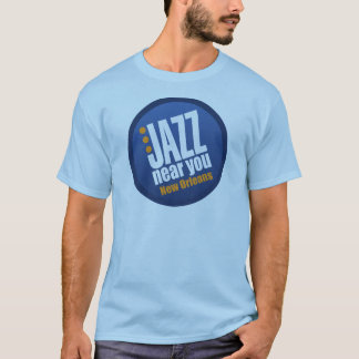 Jazz nära dig grundläggande New Orleans manar Tee Shirt