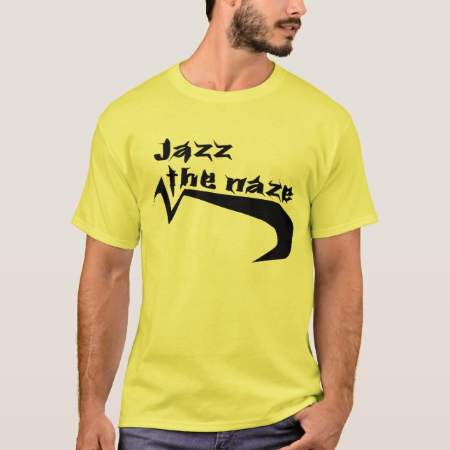 jazz nazelogotypen tee (Framsida)