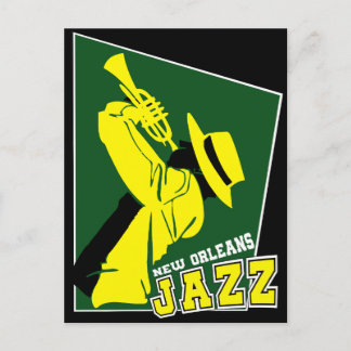 jazz new orleans vykort