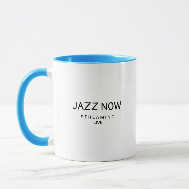 Jazz Now Musik Kaffe Mugg (Vänster)
