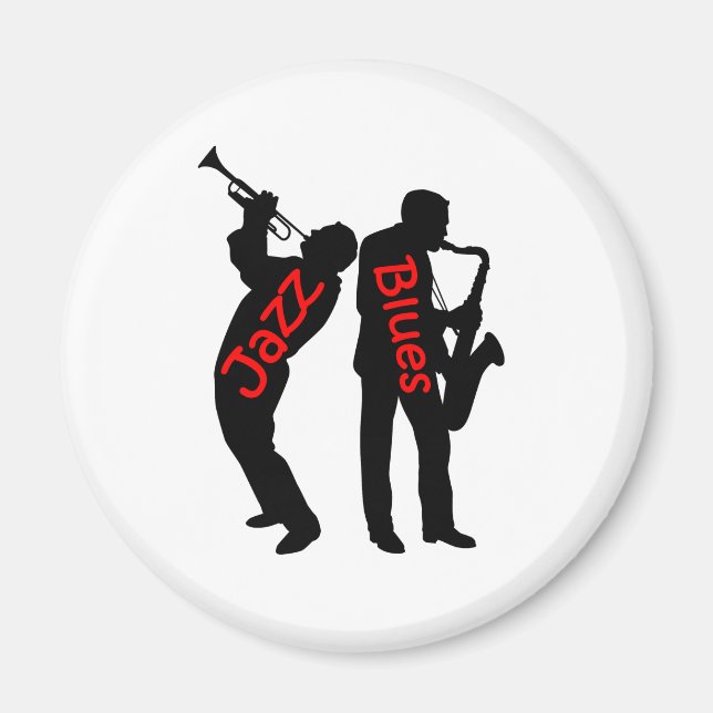 Jazz och Blues Magnet (Framsidan)