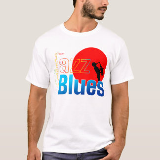Jazz och Blues Music Älskare T Shirt