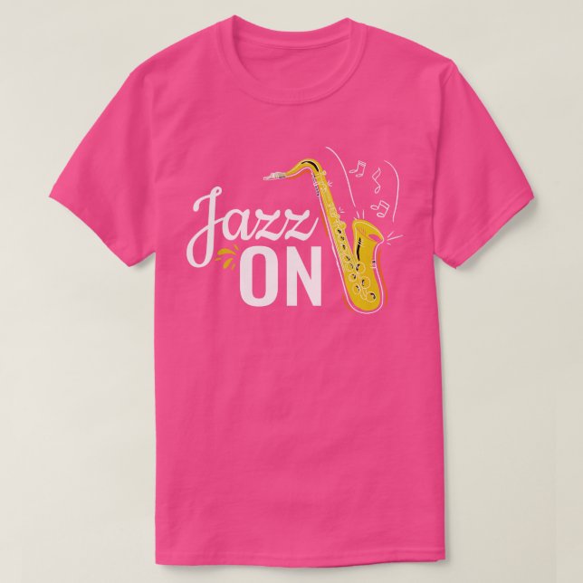 Jazz on t shirt (Design framsida)