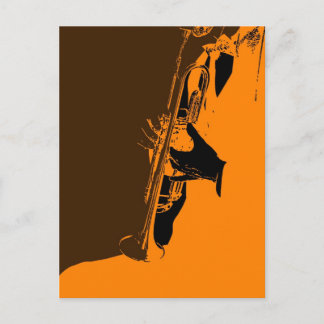 Jazz Orange Vykort