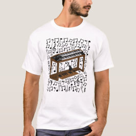 Jazz Organ Musik noter Organist Musician T Shirt