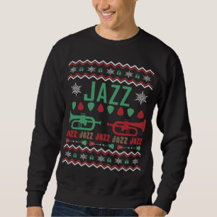 Jazz Player Uggig julsötare Långärmad Tröja