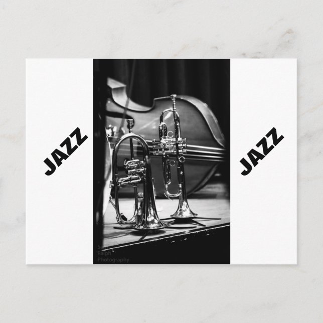 Jazz Postcard Vykort (Framsida)