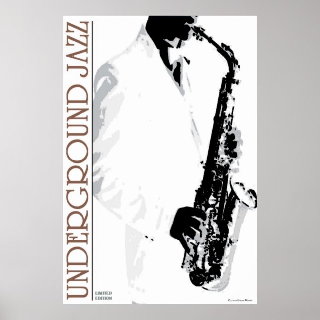 Jazz-Poster under jord Poster (Framsidan)