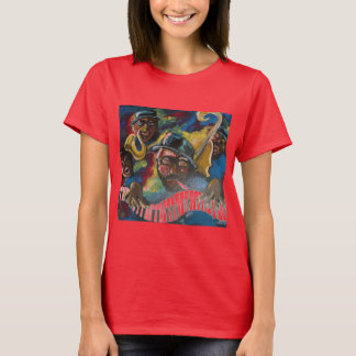 Jazz Quartet Musician Folk Art T Shirt