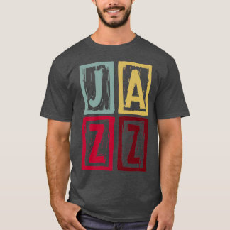 Jazz retro 2 t shirt