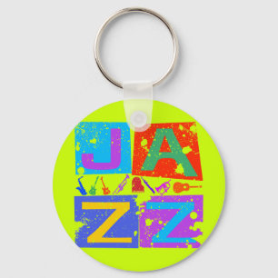 JAZZ RETRO NYCKELRING
