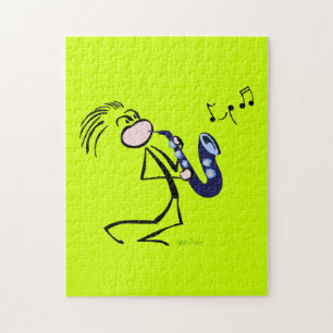 Jazz saxofonger pussel