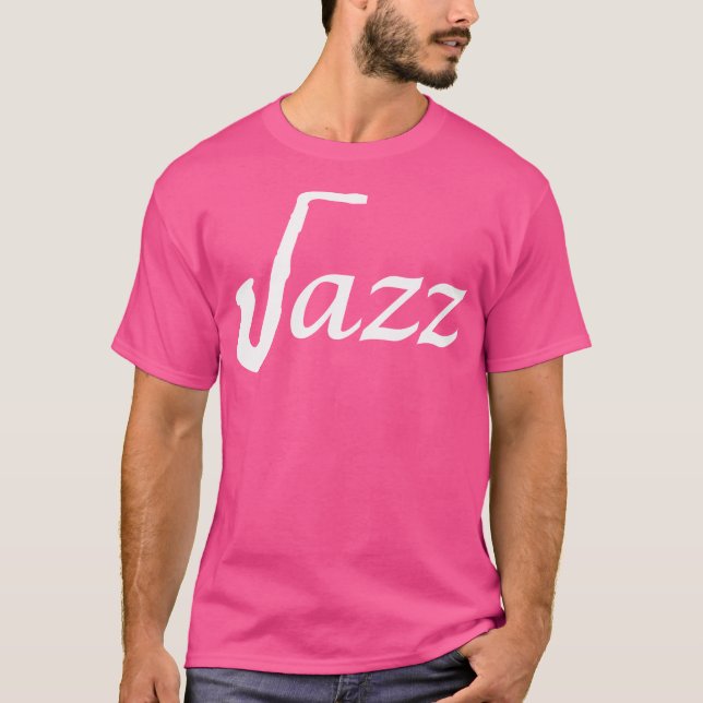 Jazz Saxophone T Shirt (Framsida)