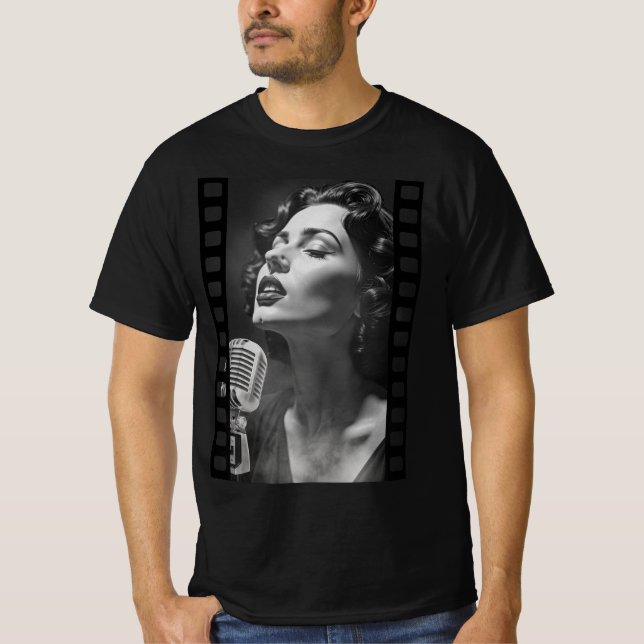 Jazz Singer T Shirt (Framsida)