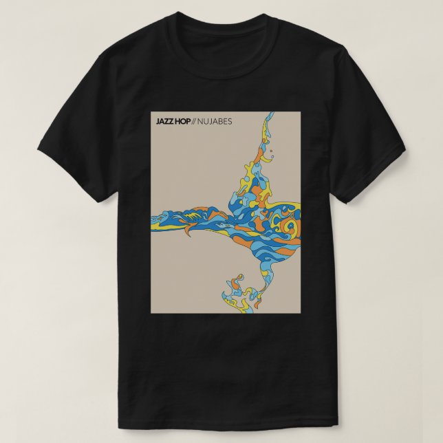 Jazz Skutt Nujabes T Shirt (Design framsida)