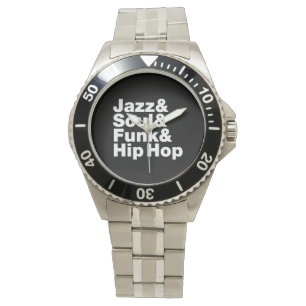 Jazz & Soul & Funk & Hip hop Armbandsur