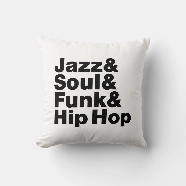 Jazz & Soul & Funk & Hip hop Kudde (Framsida)