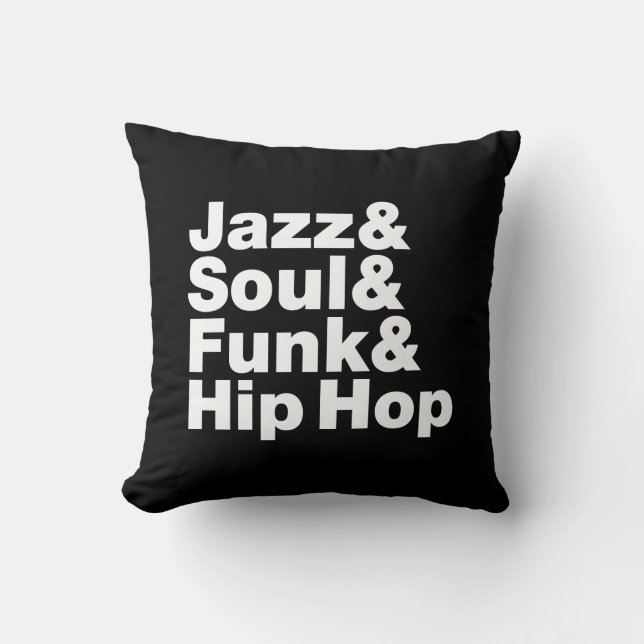 Jazz & Soul & Funk & hip hop Kudde (Framsida)