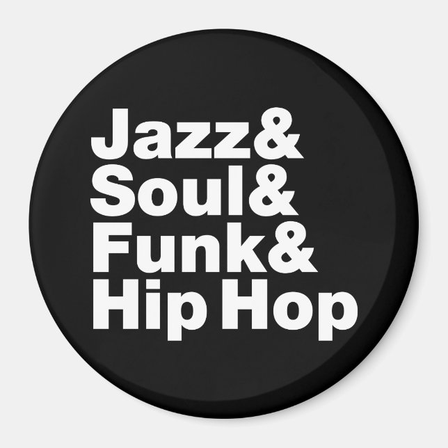 Jazz & Soul & Funk & Hip hop Magnet (Framsidan)