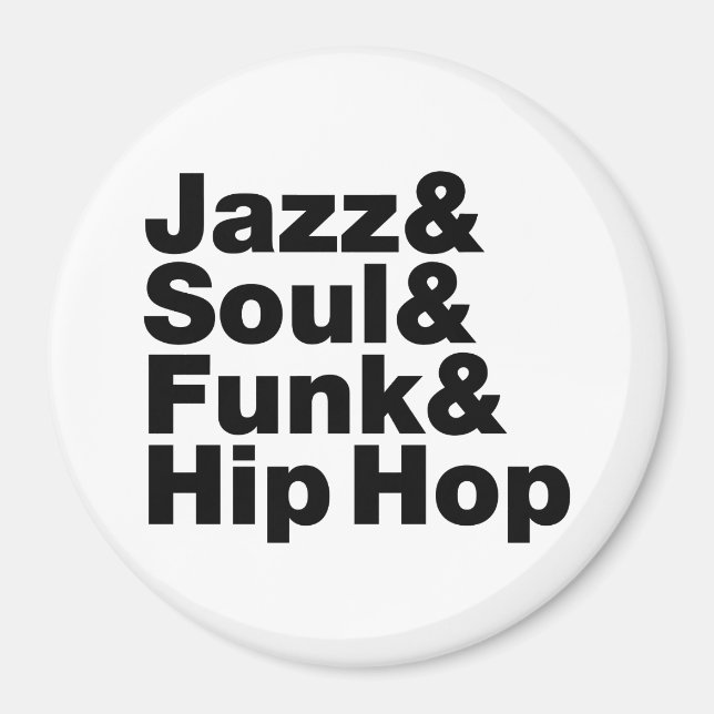 Jazz & Soul & Funk & Hip hop Magnet (Framsidan)