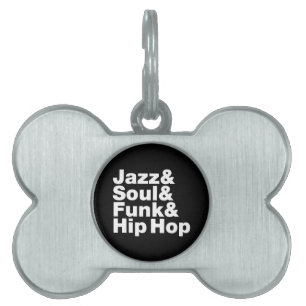Jazz & Soul & Funk & Hip hop Namnbricka Husdjur