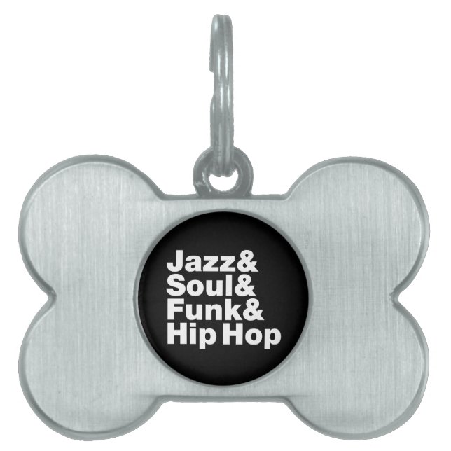 Jazz & Soul & Funk & Hip hop Namnbricka Husdjur (Framsidan)