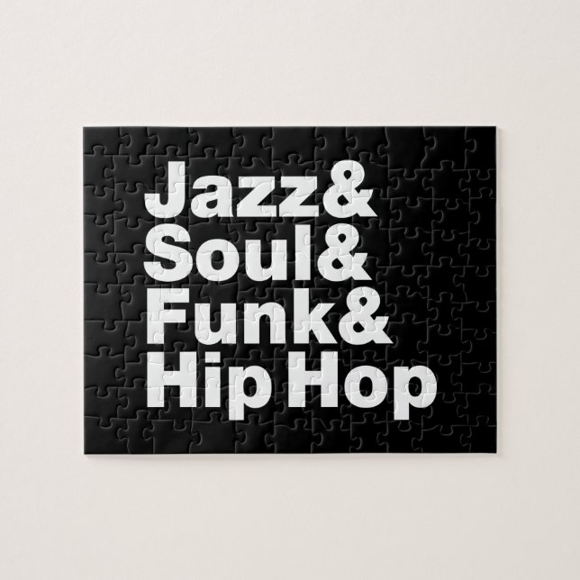 Jazz & Soul & Funk & hip hop Pussel (Horisontell)