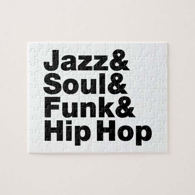 Jazz & Soul & Funk & hip hop Pussel (Horisontell)