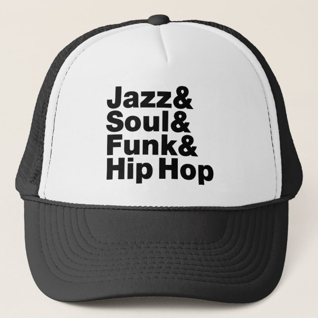 Jazz & Soul & Funk & hip hop Truckerkeps (Framsida)