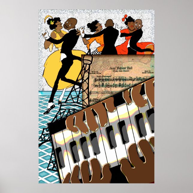 Jazz Spädbarn Boll Poster (Framsidan)