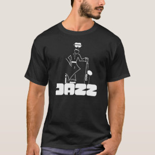 Jazz spelare för saxofon "för musikskjorta" - t shirt