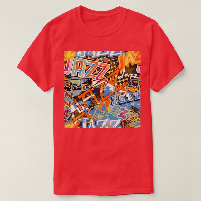 Jazz Sticker Phone Case T Shirt (Design framsida)