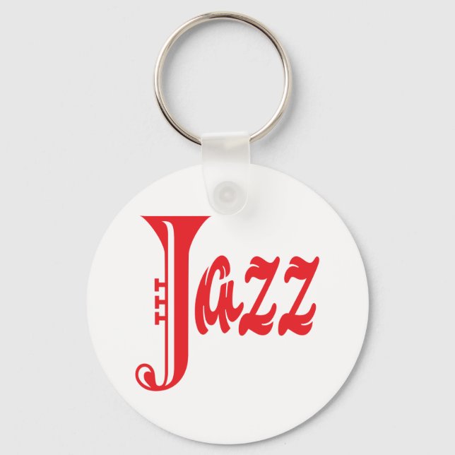 Jazz-tecken Nyckelring (Framsida)
