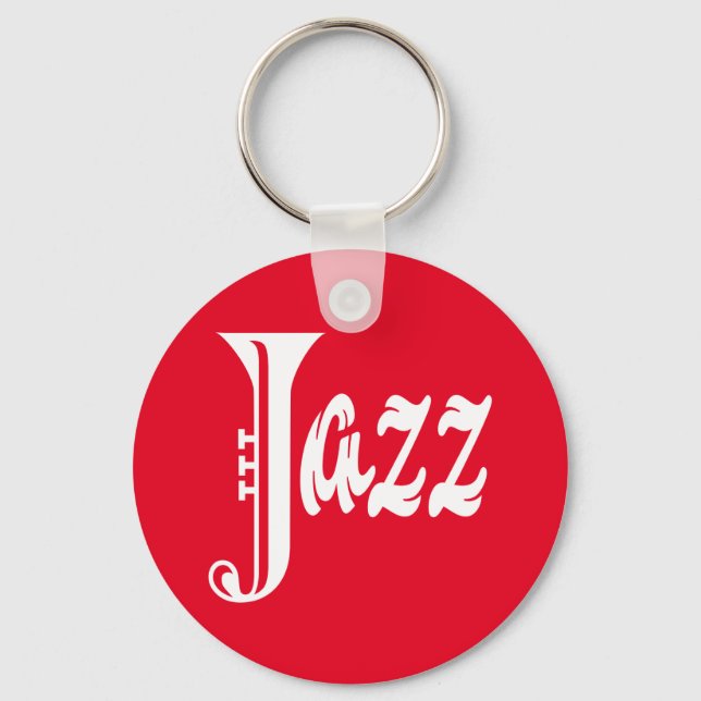 Jazz-tecken Nyckelring (Framsida)