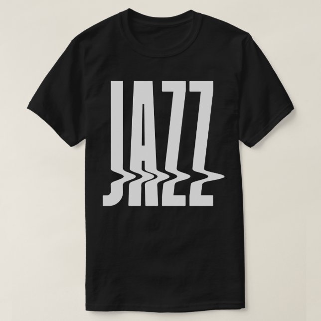 Jazz-textdesign T Shirt (Design framsida)