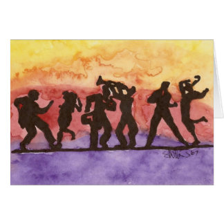 Jazz Time! Hälsningskort