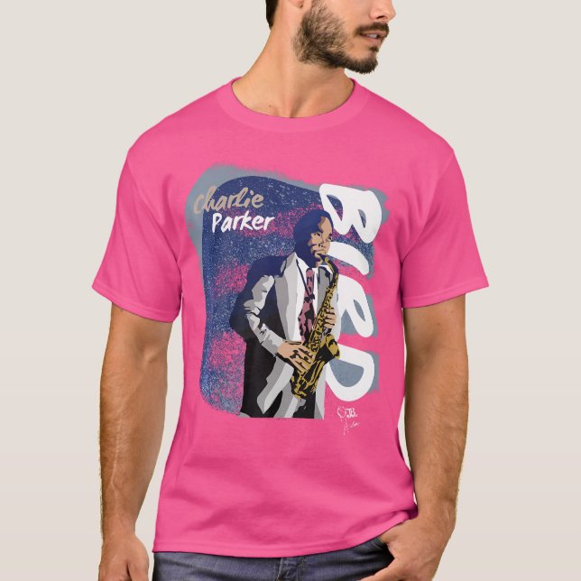 Jazz Tribute Collection - Charlie Parker - Design T Shirt (Framsida)