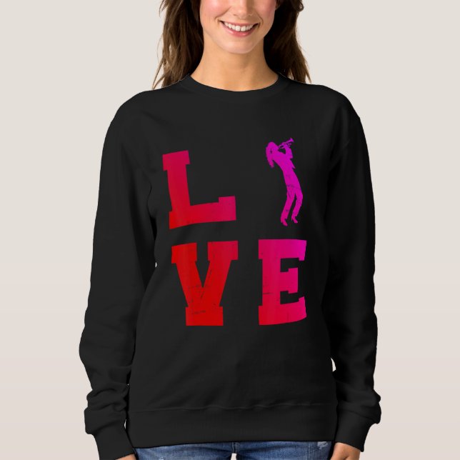 Jazz Trumpet Trumpet Player T Shirt (Framsida)
