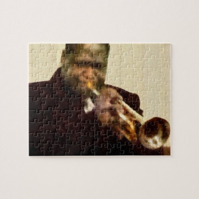 Jazz Trumpeter Pussel (Horisontell)