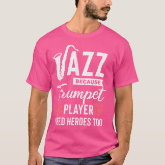 Jazz Tshirt För manar Women Vintage Youth Musician T Shirt