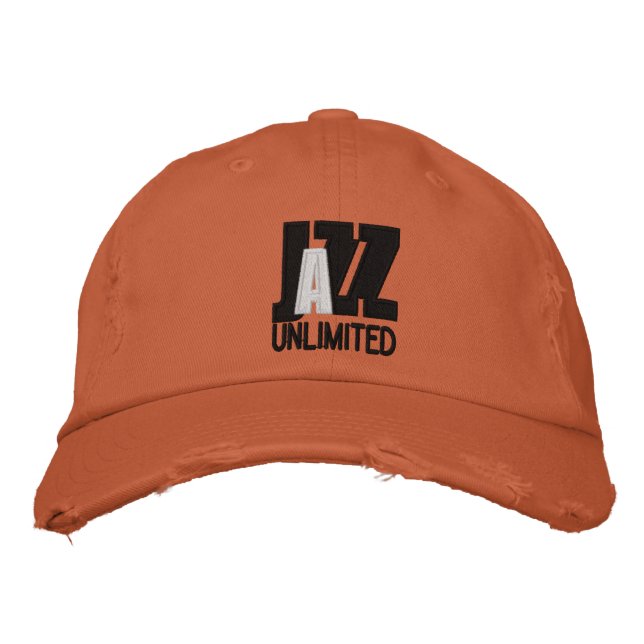 Jazz Unlimited-mössa Broderad Keps (Framsida)