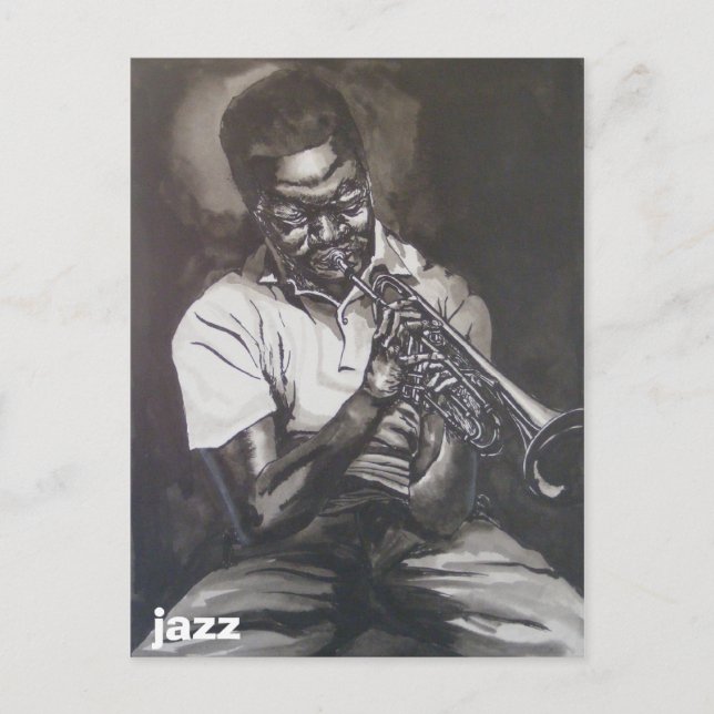 jazz vykort (Framsida)