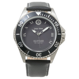 Jazz Watch- Dive stil black Armbandsur