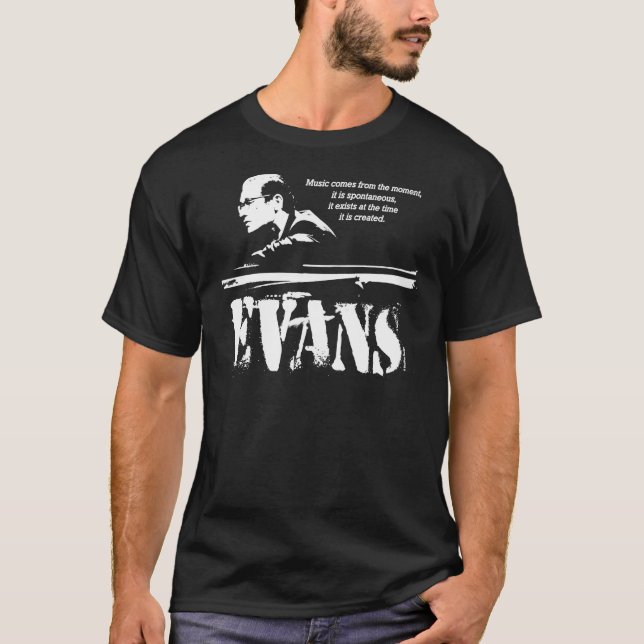 Jazz Wisdom of Bill Evans (1-färg) Classic T-Shir T Shirt (Framsida)
