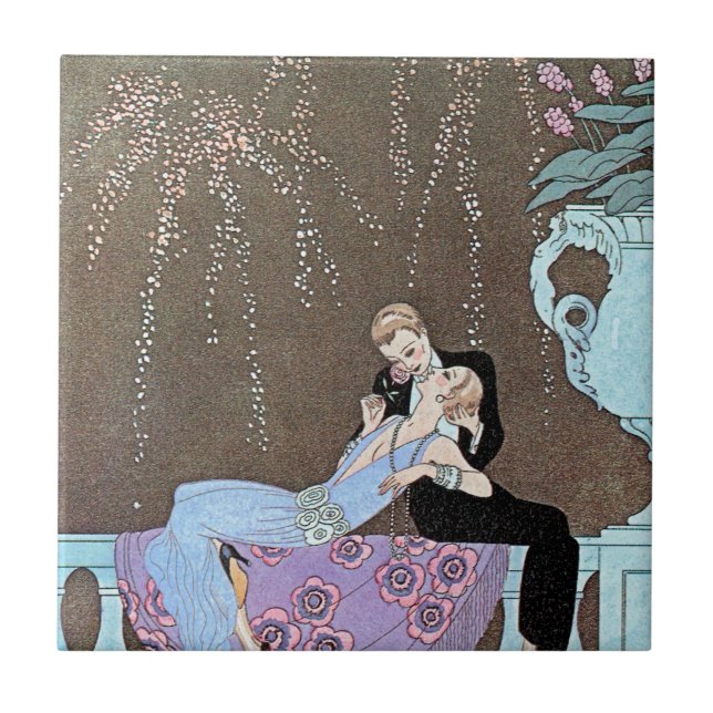 Jazzålderfyrverkerier Kakelplatta (Framsidan)