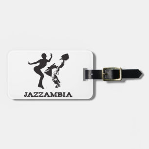JAZZAMBIA-bagagemärkre Bagagebricka