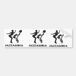 JAZZAMBIA-bildekalvit Bildekal